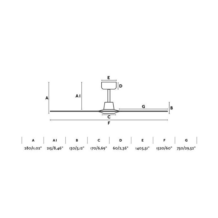 Ventiladores de Techo Faro MOREA Smart Fan con palas de madera de ⌀152cm y motor DC ultrasilencioso