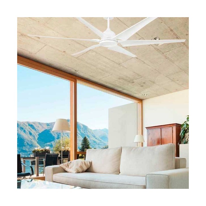 Ventiladores de Techo Faro Cies Ø2100Mm Blanco 6 Palas Smart Fan