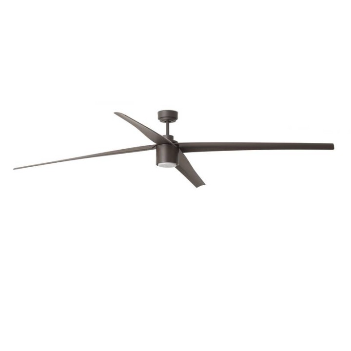 Ventiladores de Techo con luz Faro Attos Ø2130Mm Marron 4 Palas Led 20W 3000K Smart Fan
