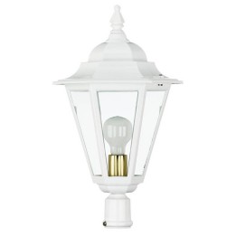 Cabezal para Farolas 1L. ELITE 6 IP43 E27 Mate Blanco