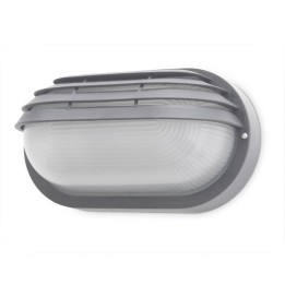 Aplique de Exterior FAR IP44 60W E27 Gris DOPO 107G-G05X1A-03