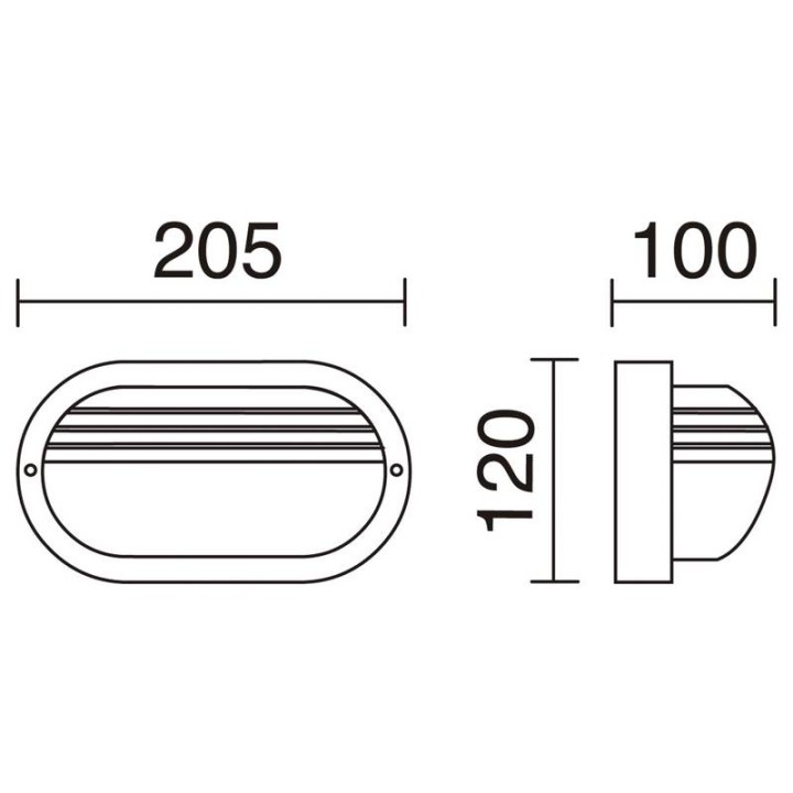Aplique de Exterior FAR IP44 60W E27 Gris DOPO 107G-G05X1A-03