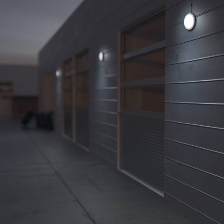 Aplique de Exterior de pared FAR IP54 LED 12W 4000K Blanco DOPO 107I-L0212B-01