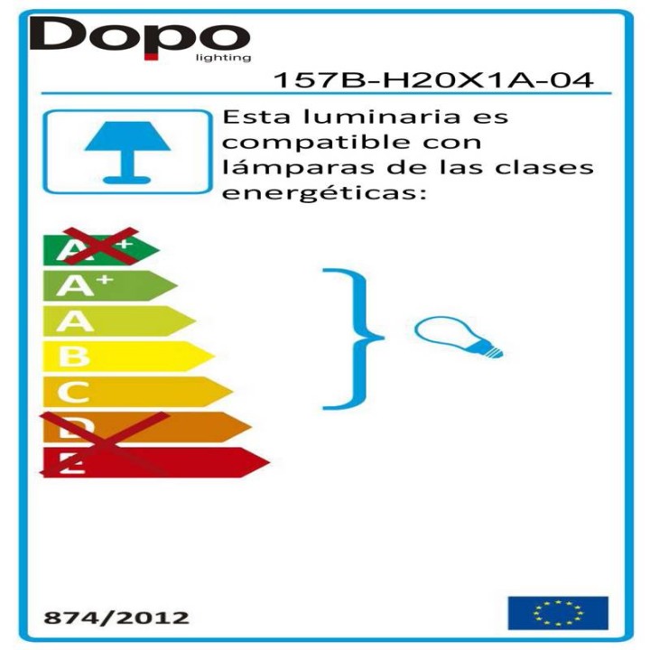Aplique de Exterior ISORA IP65 40W G9 Antracita DOPO 157B-H20X1A-04