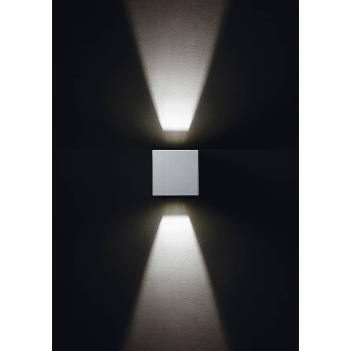Aplique de Exterior ISORA LED 2x4,3W 2x370lm 2em Antracita DOPO 157B-L01G8B-04