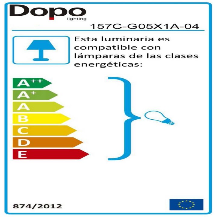 Aplique de Exterior ISORA IP65 E27 1em Antracita DOPO 157C-G05X1A-04