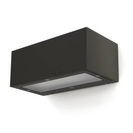 Aplique de Exterior ISORA LED 2x8,7W 2x780lm 2em Antracita DOPO 157D-L01G9B-04