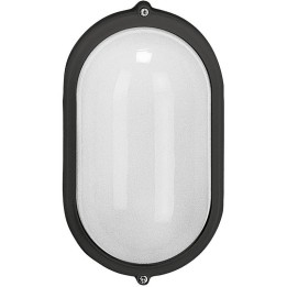 Aplique de Exterior IVER IP65 LED 13W 1790lm 3000K Negro CRISTHER 158A-L0113B-02