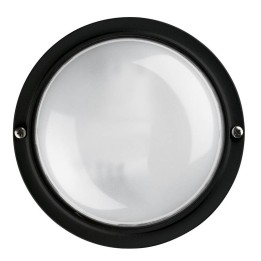 Aplique de Exterior IVER IP55 LED 9W 1050lm 3000K Negro CRISTHER 158B-L0109B-02
