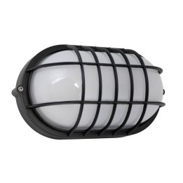 Aplique de Exterior IVER IP65 LED 13W 1790lm 3000K Negro CRISTHER 158D-L0113B-02