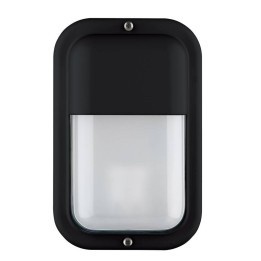 Aplique de Exterior KAPPA IP55 LED 9W 1160lm 3000K Negro CRISTHER 166B-L0109B-02