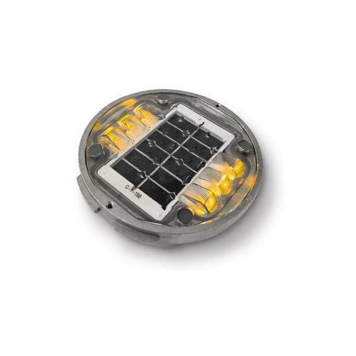 Luminaria de Exterior solar MITRA 3+3 LED fijo ambar CRISTHER 208D-L07X1K-03