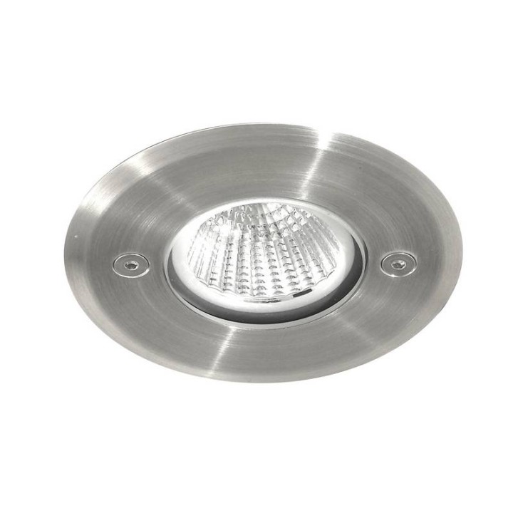 Lámpara empotrable para exterior SOFITO IP67 LED 9W 1170lm 3000K Inox. CRISTHER 290A-L0110H-30