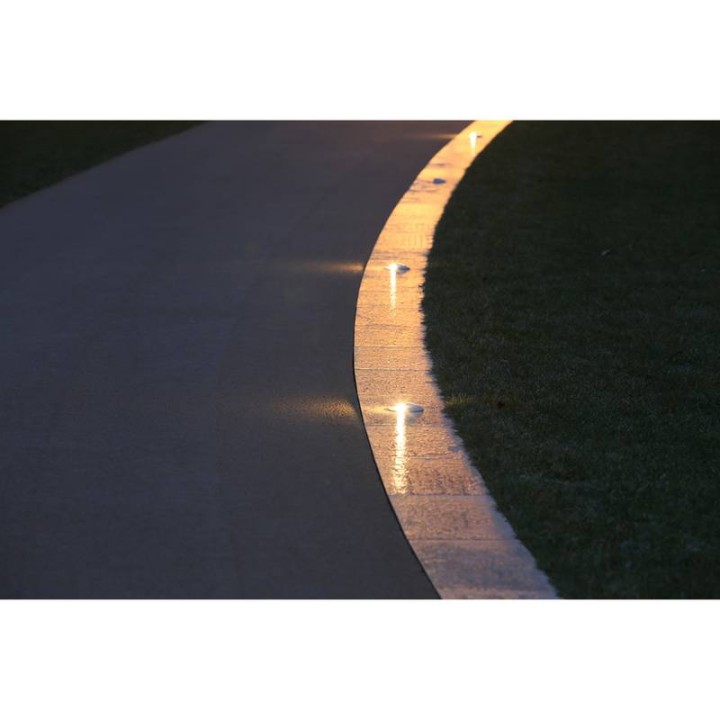 Lámpara empotrable para exterior SURI BIG IP67 LED 6W 750lm 3000K 1L Antracita CRISTHER 303A-L0106A-04