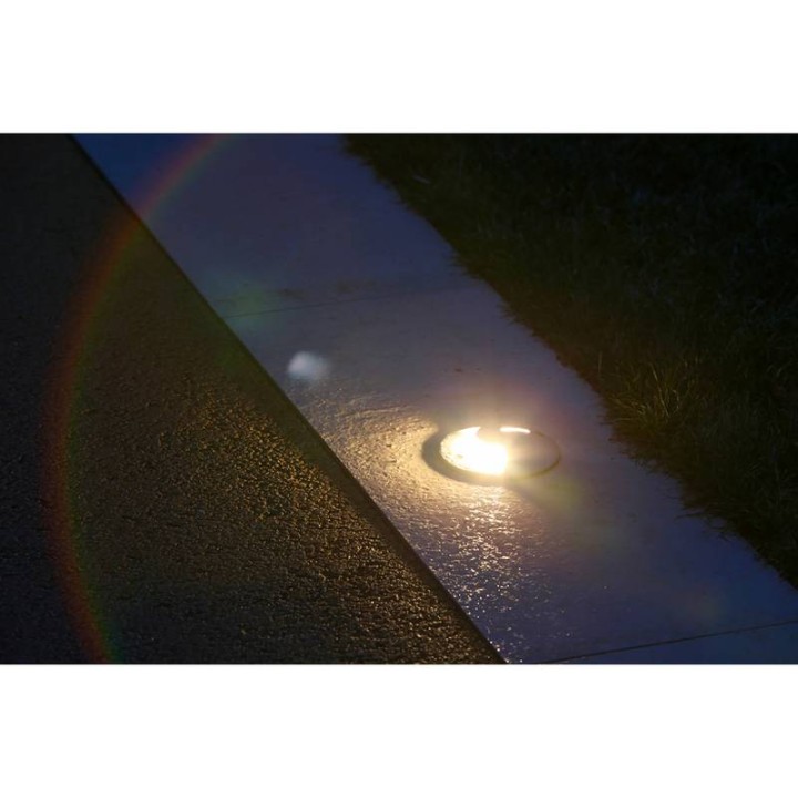 Lámpara empotrable para exterior SURI BIG IP67 LED 6W 750lm 3000K 1L Antracita CRISTHER 303A-L0106A-04