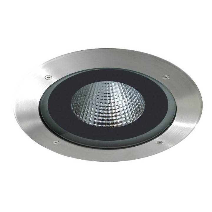 Lámpara empotrable para exterior SOFITO IP65 LED 26W 2689lm 4000K Inox. CRISTHER 316B-L0226B-30