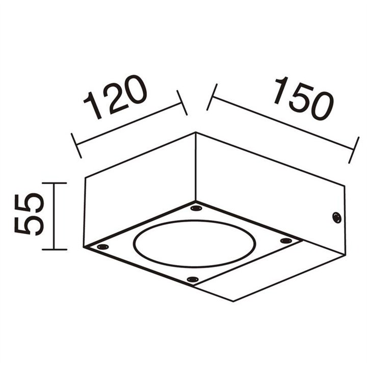 Apliques de Exterior GUIU IP54 LED 6W 504lm 3000K Antracita