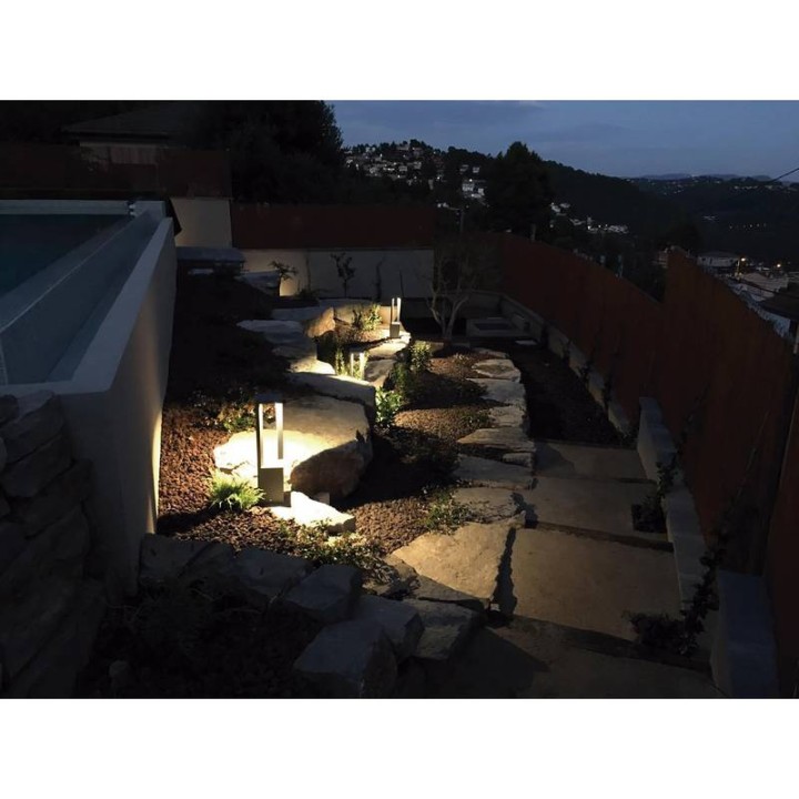 Baliza SIBILA IP54 LED 10W 645lm Antracita DOPO 455B-L0110B-04