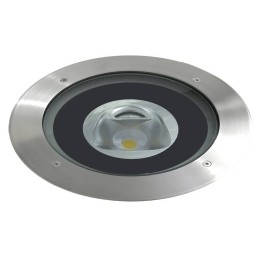 Lámpara empotrable para exterior SPIONA IP68 LED COB 26W 2967lm 3000K Inox CRISTHER 479C-L0126B-30