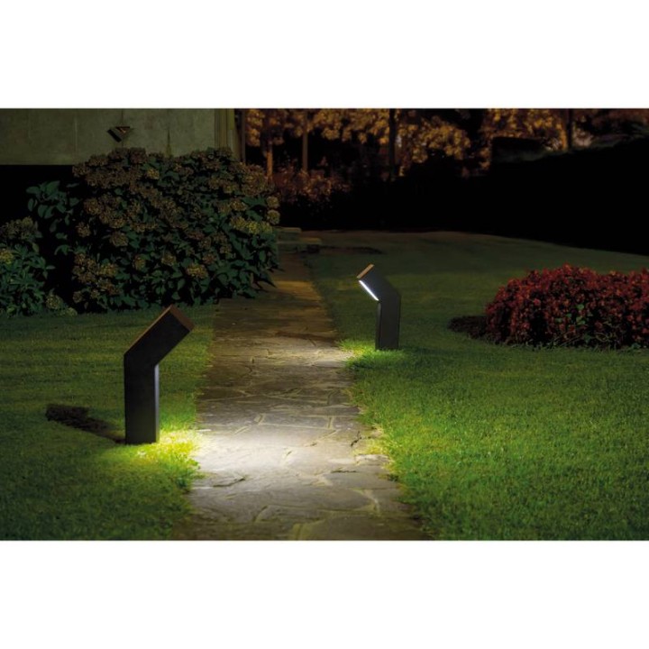 Baliza CLINA IP55 LED 5W 204lm 4000K Marrón Oxido CRISTHER 492A-L0105B-90