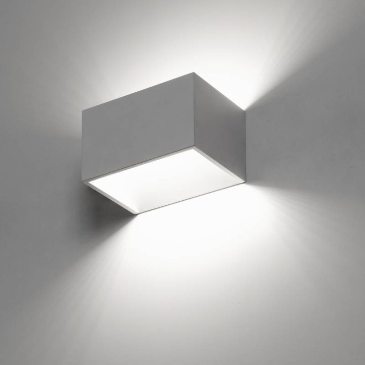 Aplique LED RETT 5W blanco 12 cm
