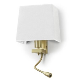 Aplique FIRENZE IP20 E27 max. 60W+LED 3W 2int. Oro mate EXO 507A-Y05X1B-46