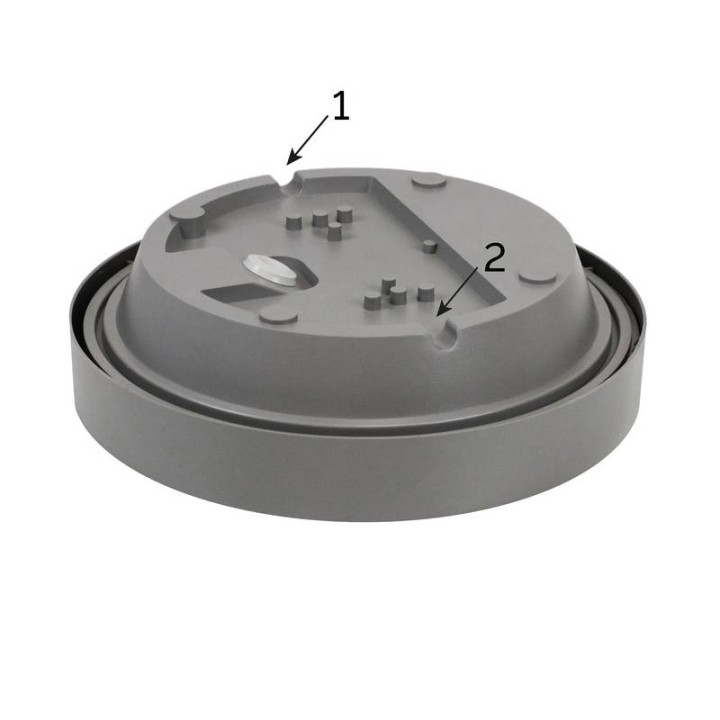 Apliques de Exterior DELFI IP65 LED 13,5W 1150lm 4K Gris