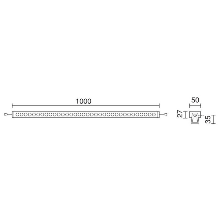 Proyectores de Exterior CLADERA IP65 LED 45W 3000K Inox