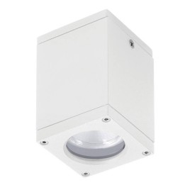 Plafón de exterior CUB IP54 GU10 max. 4,5W Blanco DOPO 555E-G21X1A-01