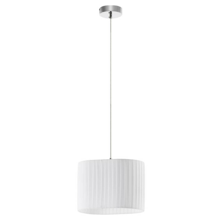 Lámpara colgante OVAL IP20 E27 crom+beige EXO 611G-G05X1A-09