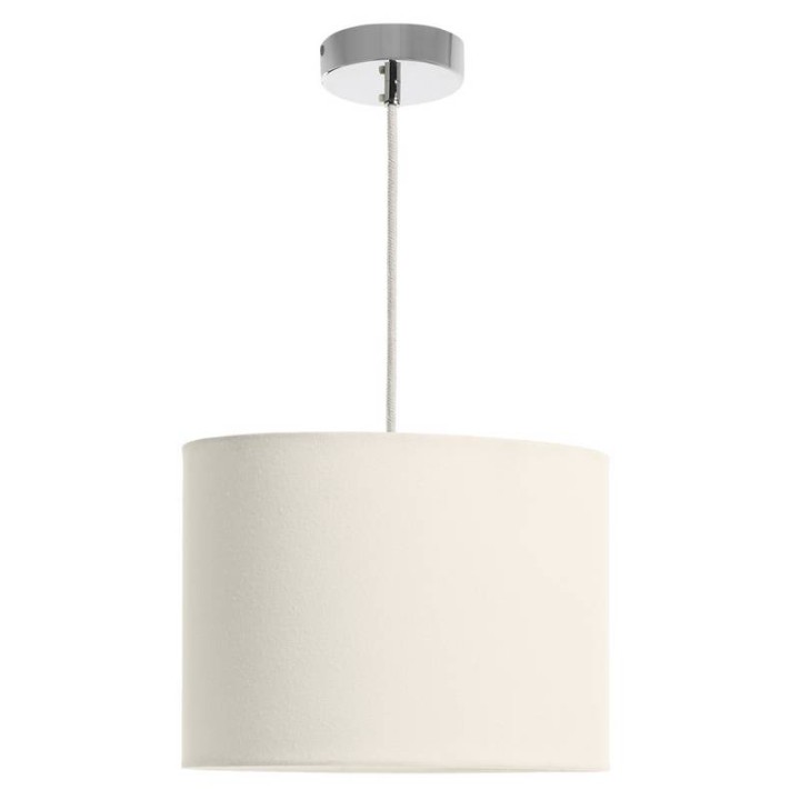 Lámpara colgante OVAL IP20 E27 cromo+transp EXO 611G-G05X1A-29