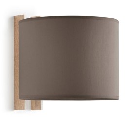 Aplique de pared COMPACT IP20 E27 (Ø45) máx. 40W Cotton Earth EXO 621C-G05X1A-50-CG