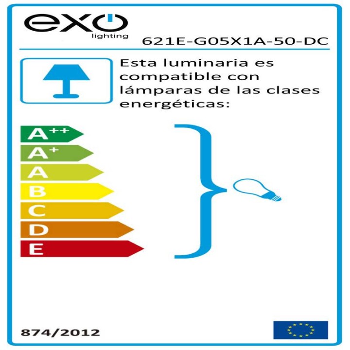 Pie de salón COMPACT IP20 E27 (Ø45) máx. 40W Madera Haya Algodón Beige EXO 621E-G05X1A-50-DC