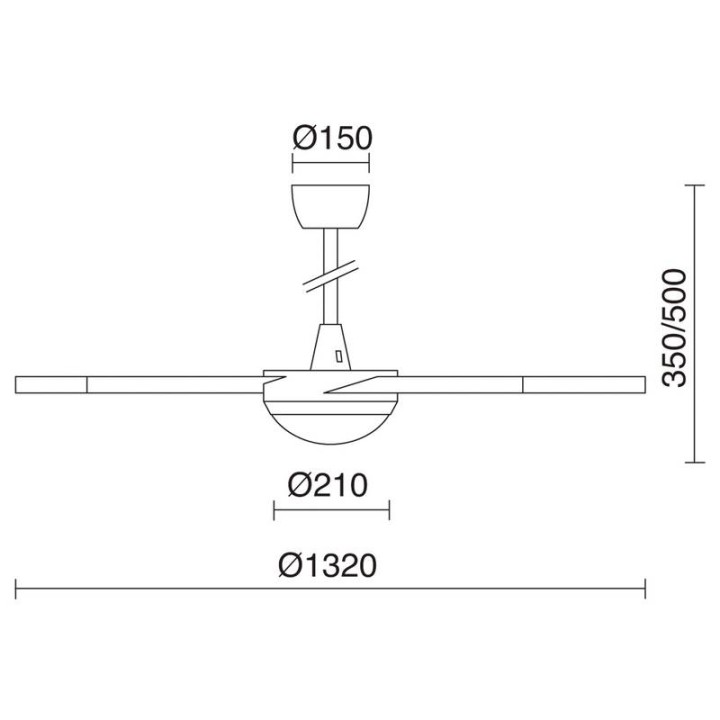 Ventilador de techo Marinada blanco EXO 635A-WL58B-01