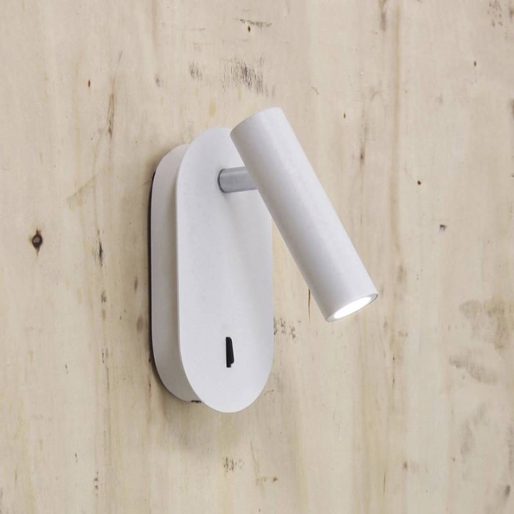 Aplique DIRK IP20 LED 3W 200lm 3000K Blanco  EXO 704A-L0103B-01