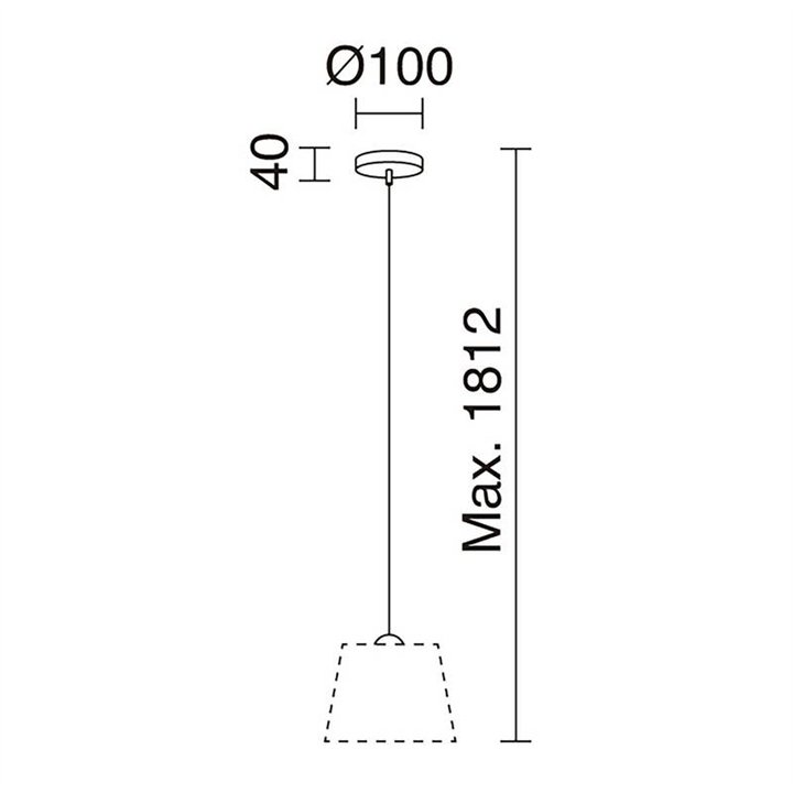 Lámpara colgante A TU ESTILO IP20 E27 cromo+gris EXO 716A-G05X1A-03