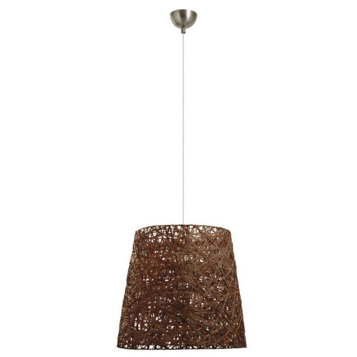 Lámpara colgante VIMET IP20 E27 60W Marrón EXO 724A-G05X1A-54