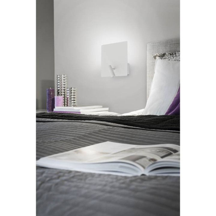 Aplique BALTIC 2USB E2760W+LED3W 3000K 240lm Blanco EXO 727C-Y05X1B-01