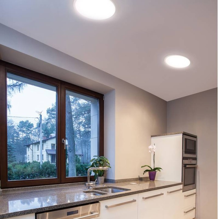Superficie CARME IP44 LED 16,5W 3000/4000/6000K Blanco INDELUZ 731B-L4118B-01