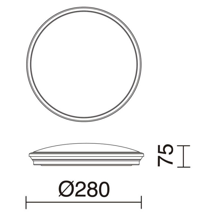 Superficie CARME IP44 LED 16,5W 3000/4000/6000K Blanco INDELUZ 731B-L4118B-01
