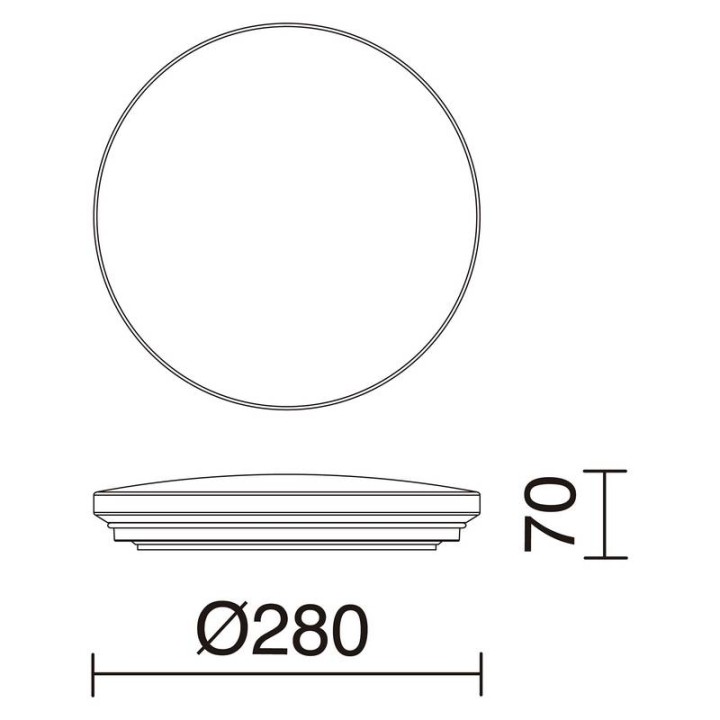 Superficie CARME IP44 LED 16.5W 3000/4000/6000K Matizado INDELUZ 731D-L4118B-28