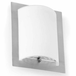 Aplique de Metal y Cristal DIULA-1para  Interior Niquel Mate para pared E27