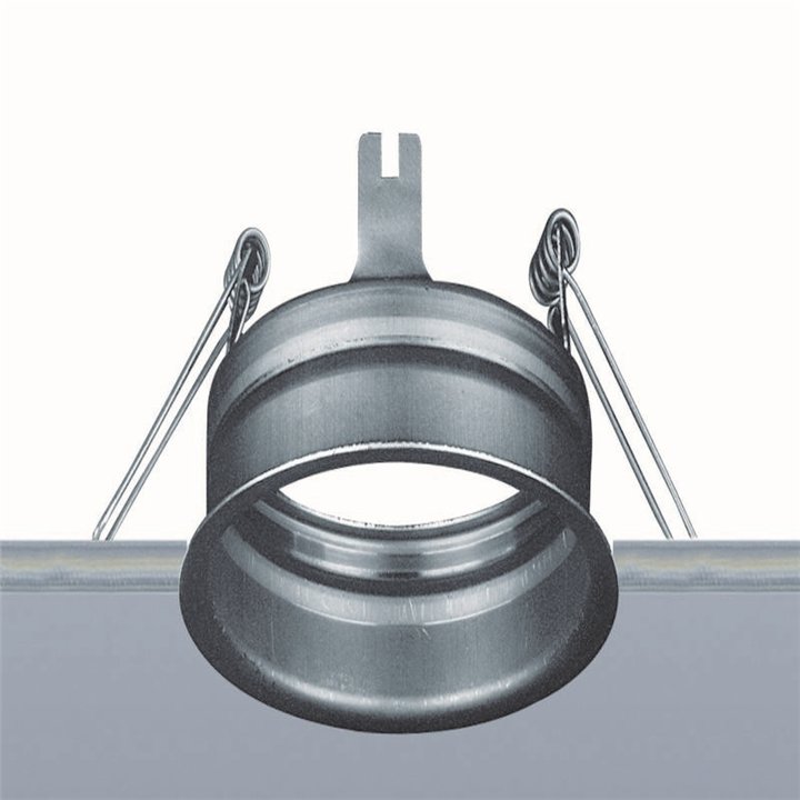 SILVER Lámpara empotrable PUSH LED 8W 3000K 620LM Gr INDELUZ 737A-L31R1B-03