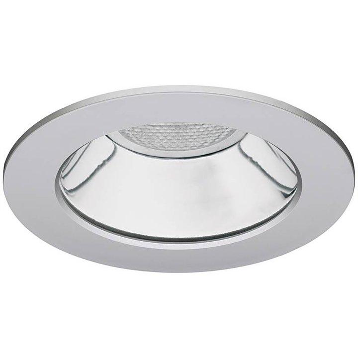 SILVER Lámpara empotrable DALI LED 8W 3000K 620LM Gr INDELUZ 737A-L31RDB-03