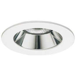 SILVER Lámpara empotrable PUSH LED 8W 4000K 620LM Bl INDELUZ 737A-L33R1B-01