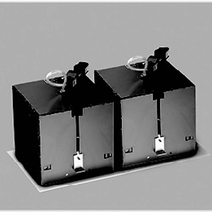 ATOLON mod LED AR111 25W 3000K 14º Bl INDELUZ 738Q-L3125B-01