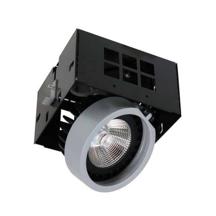 ATOLON mod LED AR111 25W 4000K 14ºGris INDELUZ 738Q-L3325B-03