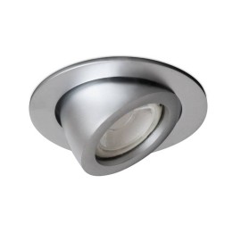 MINI LUNA Lámpara empotrable basculante 45ºQR.CBC 50W Cro Mat INDELUZ 741A-G23X1D-45