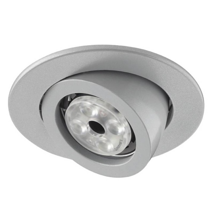 MINI LUNA Lámpara empotrable basculante QPAR16 max50W GZ10 Gr INDELUZ 741A-G42X1B-03