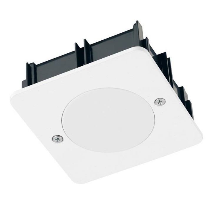 KARI Lámpara empotrable cuad LED SMD 5000K 230V Bla INDELUZ 745B-L0303B-01